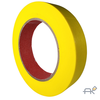 Лента малярная NOVOL (жёлтая) 25 мм x 50 м